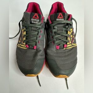 Reebok Crossfit Nano Speed V46664 Gray Pink Running Shoes Sneakers Women's 7